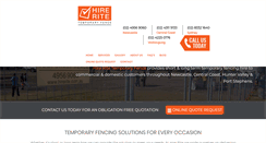 Desktop Screenshot of hirerite.com.au